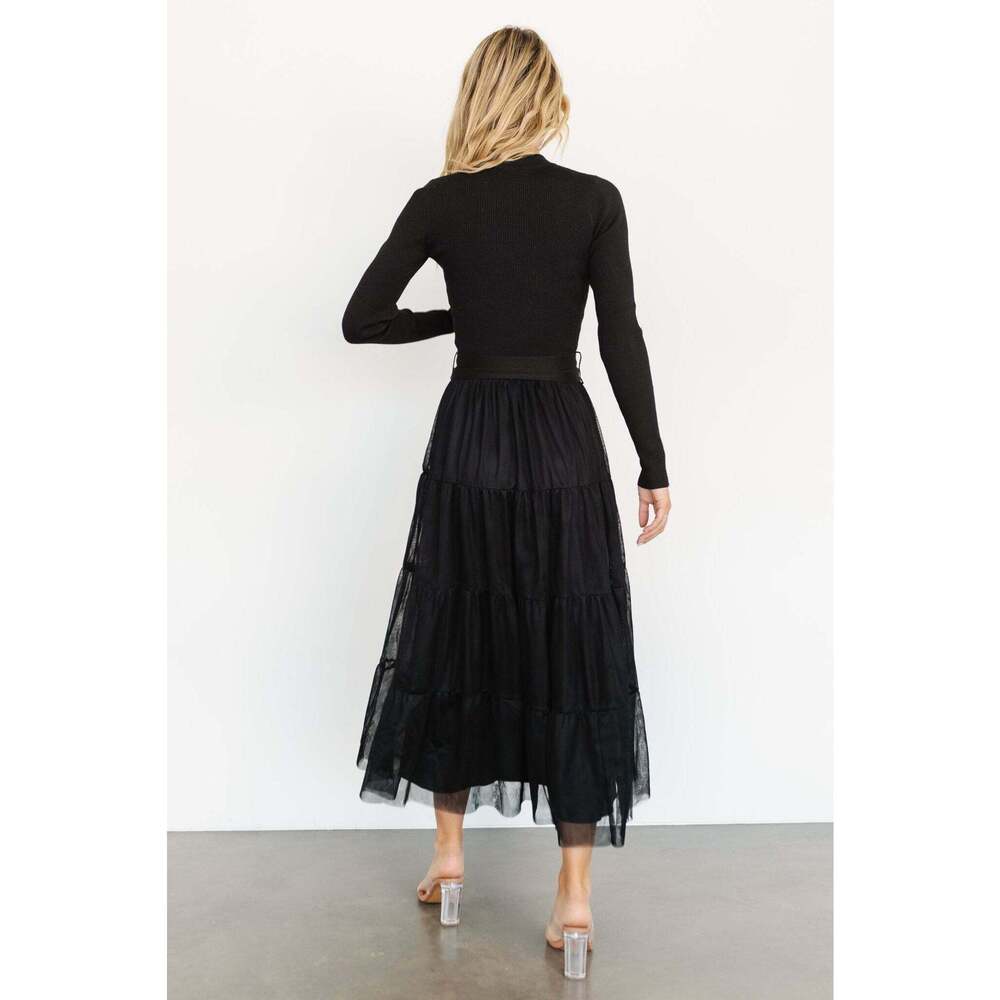 Baltic Born Demi Sweater Tulle Dress | Black Size XL - Picture 4 of 5